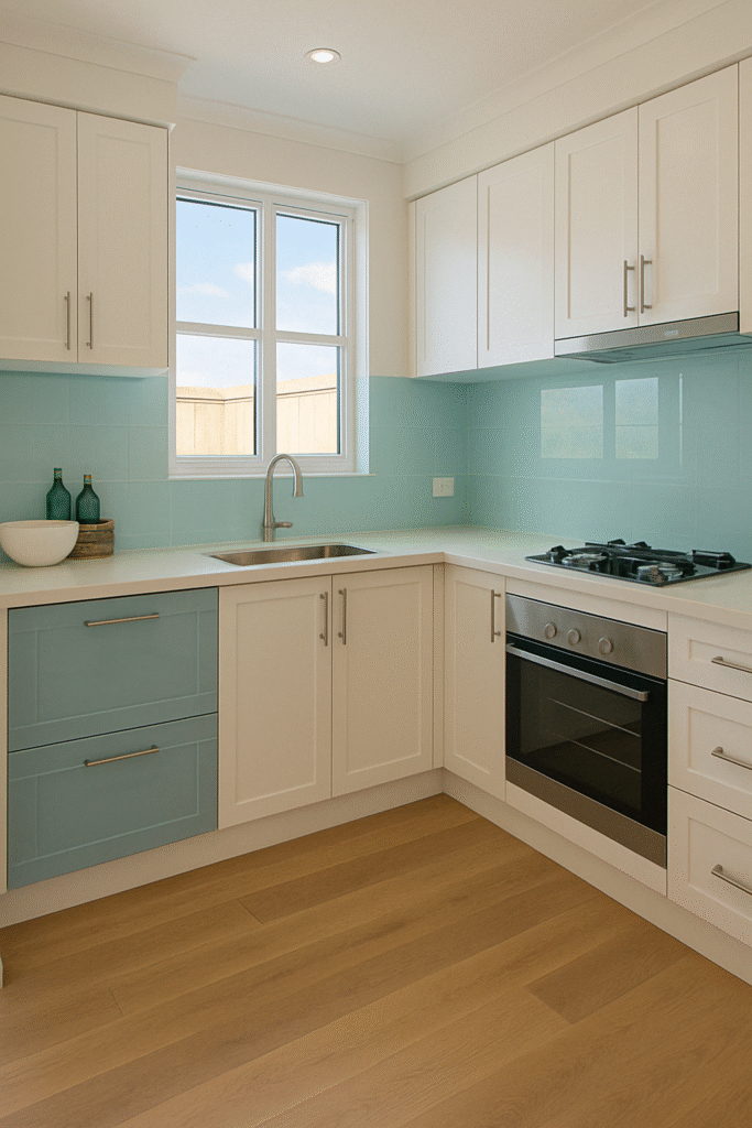 What to Know About Glass Splashbacks for Kitchens in Mandurah Mandurah Glaziers 2 Modern glass splashback in a Mandurah kitchen